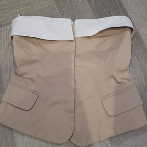 Zara xs strapless top